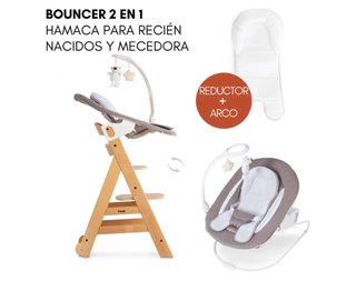 Trona evolutiva madera con accesorios