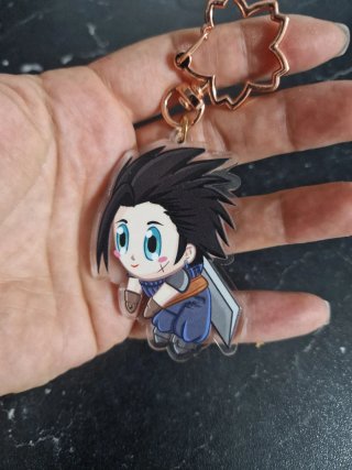 Portachiavi Zack Fair FF7 Final Fantasy 7 Remake