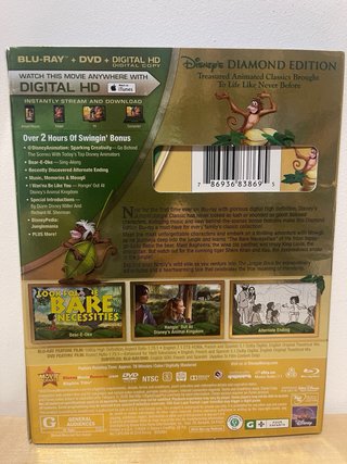 Película en Blu-ray El libro de la selva