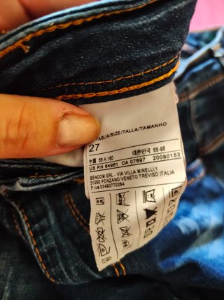 Jeans Benetton tg. 27 effetto used