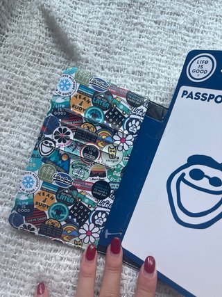 Funda Pasaporte Life is Good Multicolor