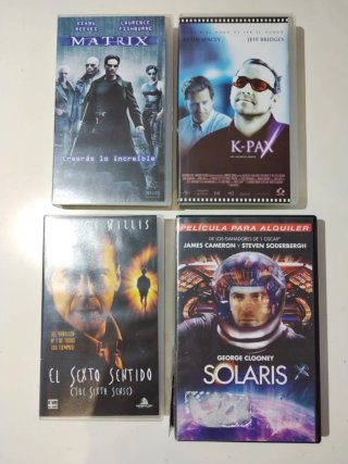 Pack 4 películas VHS
