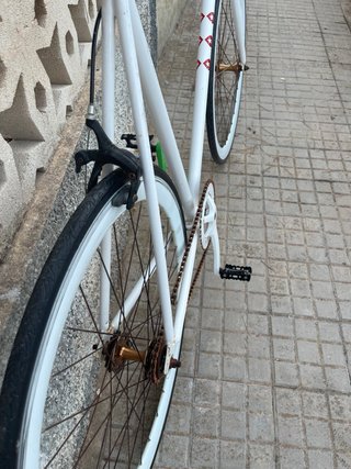 Bicicleta Fixie Bianca