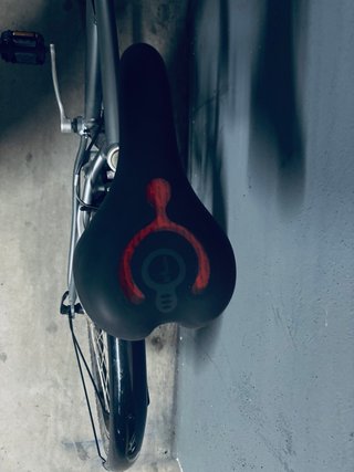 Bicicleta Btwin Gris con Guardabarros