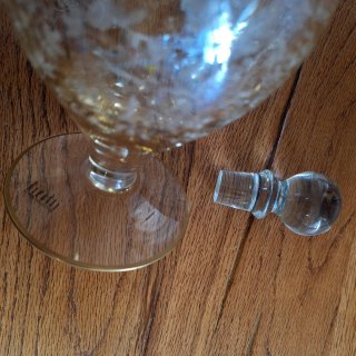 Rigatti Bottiglia in vetro liquore rosolio