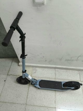 Patinete plegable gris