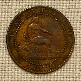 Moneda 1 Céntimo 1870