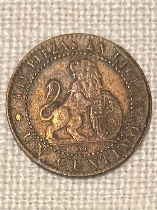 Moneda 1 Céntimo 1870