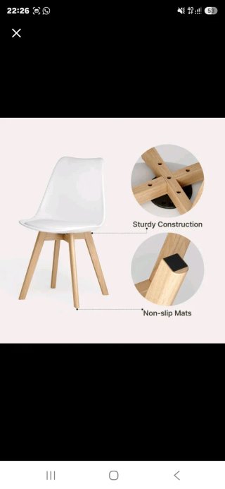 Pack 4 Sillas Comedor