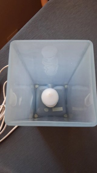 Lámpara Ikea Grönö Vidrio esmerilado Azul