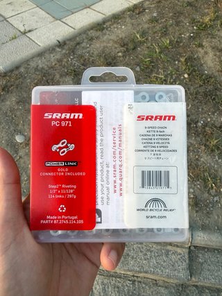 Cadena SRAM PC 971 9 Velocidades Nueva