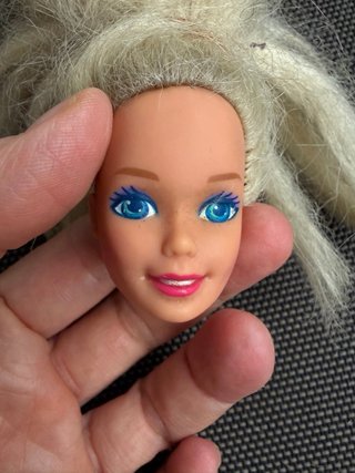 Lotto 6 Barbie e 4 Teste Vintage
