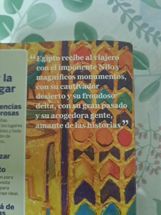 Libro /guía de Egipto