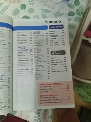Libro /guía de Egipto