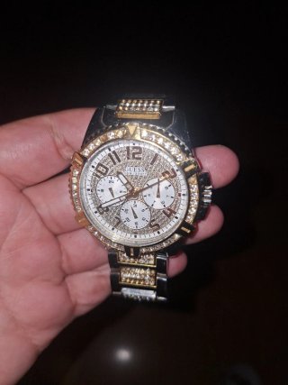 Reloj Guess Hombre Dorado y Plateado