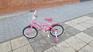 Bicicleta infantil rosa Fantasy