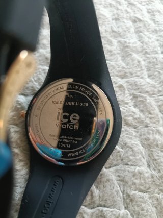 Ice Watch Preto Dourado Glitter