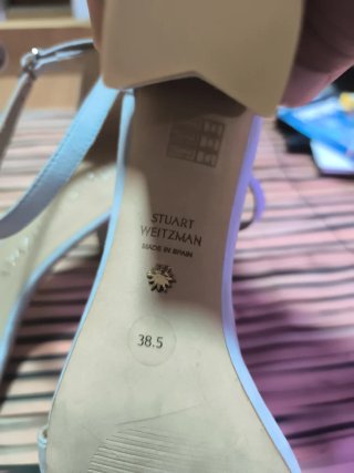 Tacones Stuart Weitzman Morado/Plata