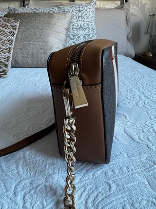 Bolso Michael Kors Marrón Rayas
