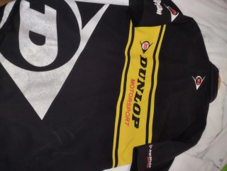 Camiseta Dunlop Motorsport Negra y Amarilla