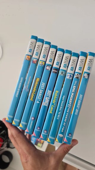 Lote 8 Juegos Wii U: Mario, Just Dance, Rabbids