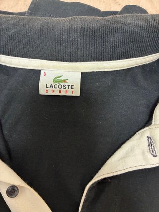 Polo Lacoste Sport Negro Talla L