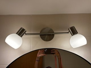 Aplique de pared plata