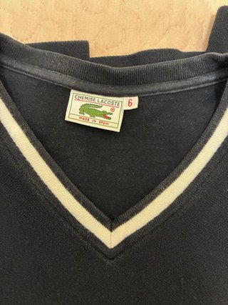 Suéter Lacoste Negro Talla M