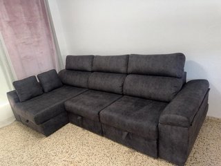 Sofá Cama Gris Seminuevo 8 Meses Uso