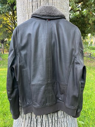 Giubbotto in pelle Tommy Hilfiger