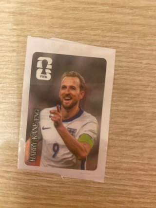 Cromo Panini Harry Kane Coca Cola