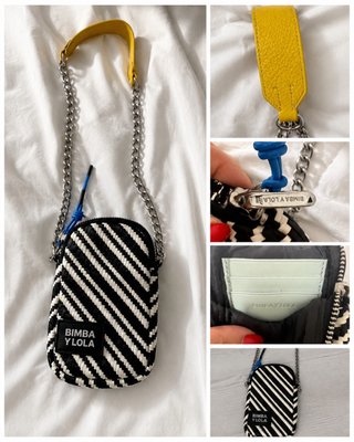 Bolso Bimba y Lola Rayas Blanco y Negro