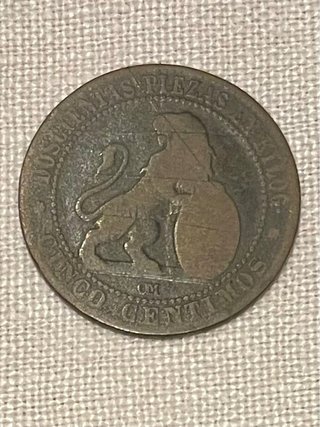 Moneda 5 Céntimos 1870