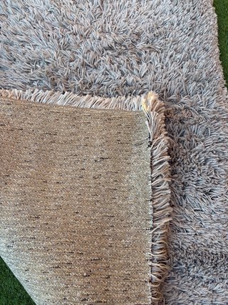 Tappeto Shaggy Grigio Chiaro