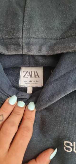 Zara Moletom Cinza Estampa Among Us