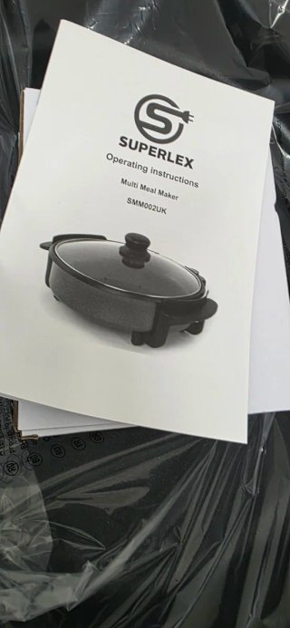 Sartén Eléctrica Multi Meal Maker 1500W 42cm
