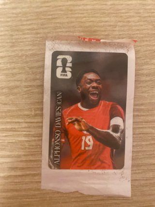 Cromo Coca Cola Panini Alphonso Davies