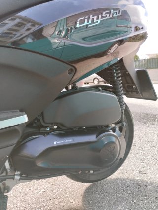 Peugeot Citystar 125cc Scooter Negro/Plata
