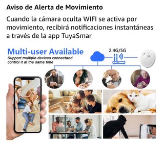 Cámara Oculta Detector Humo - Nuevo a estrenar