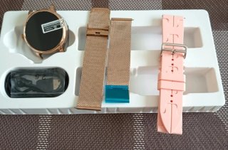 Smartwatch Oro y Rosa