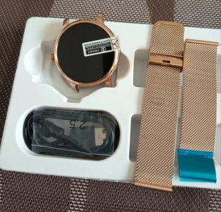 Smartwatch Oro y Rosa