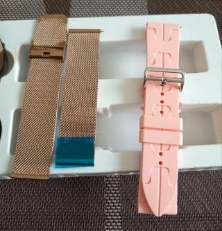 Smartwatch Oro y Rosa