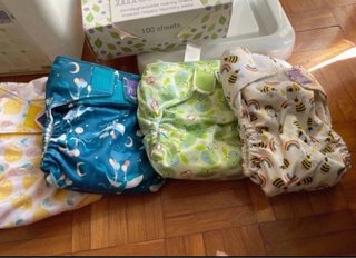 Pañales de tela reutilizables Bambino Mio
