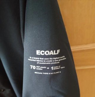 Abrigo Ecoalf Negro Talla S