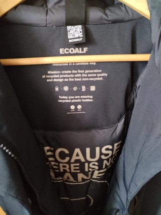 Abrigo Ecoalf Negro Talla S