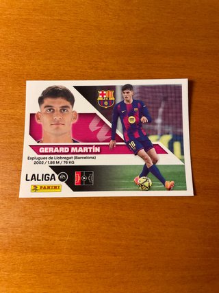 Cromo Gerard Martín LaLiga Panini