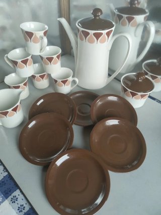 Juego de café de cerámica