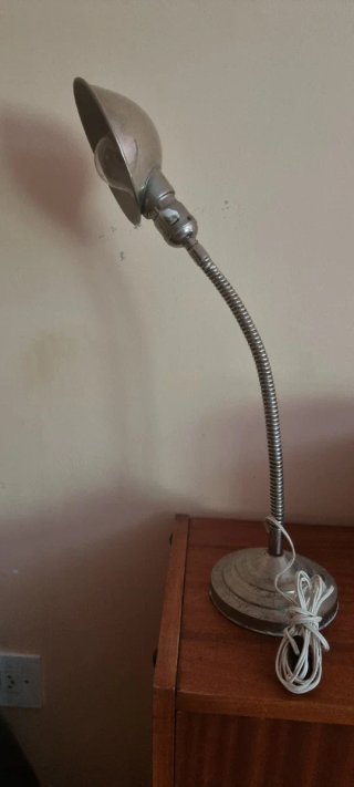 Lámpara de escritorio vintage años 50
