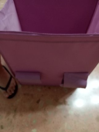 Organizador de armario morado
