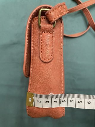 Bolso de hombro tipo bandolera Misako  salmón